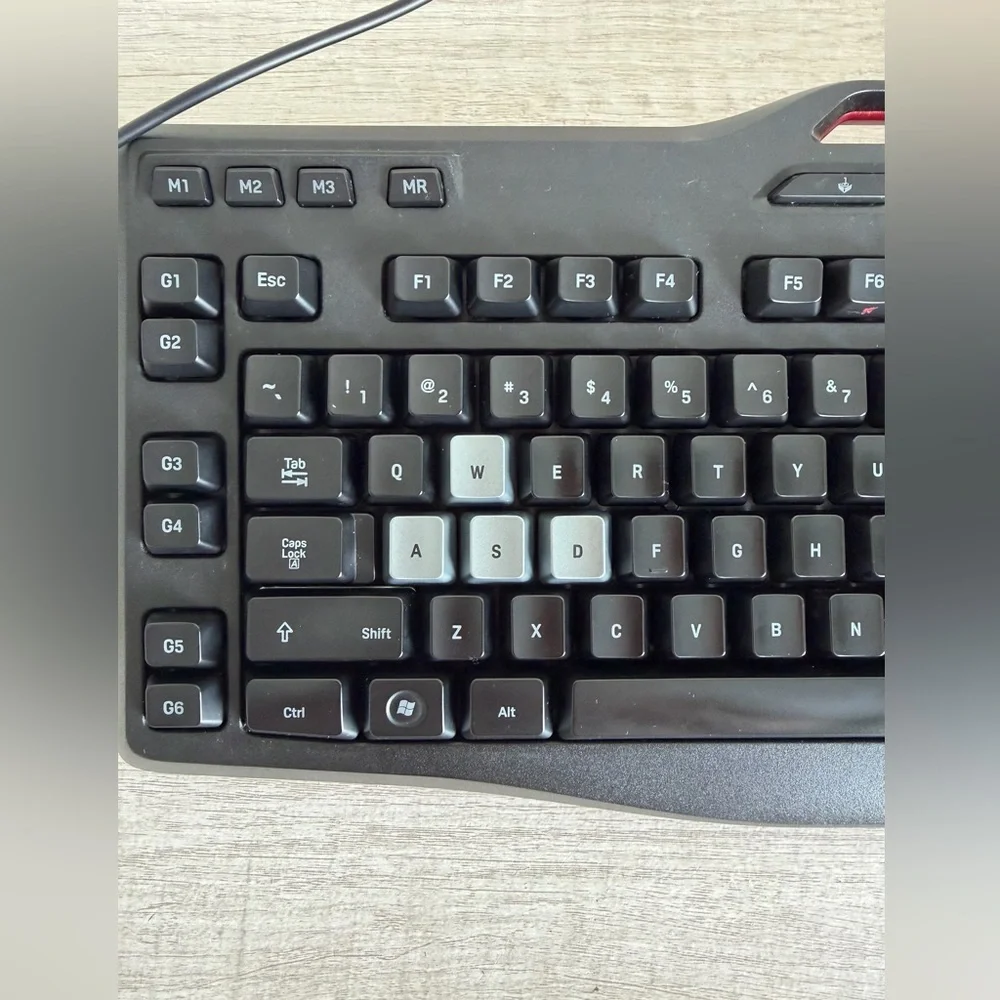 Logitech G105 Model Y-U0013 Wired Gaming Keyboard w/ Blue LED Backlighting